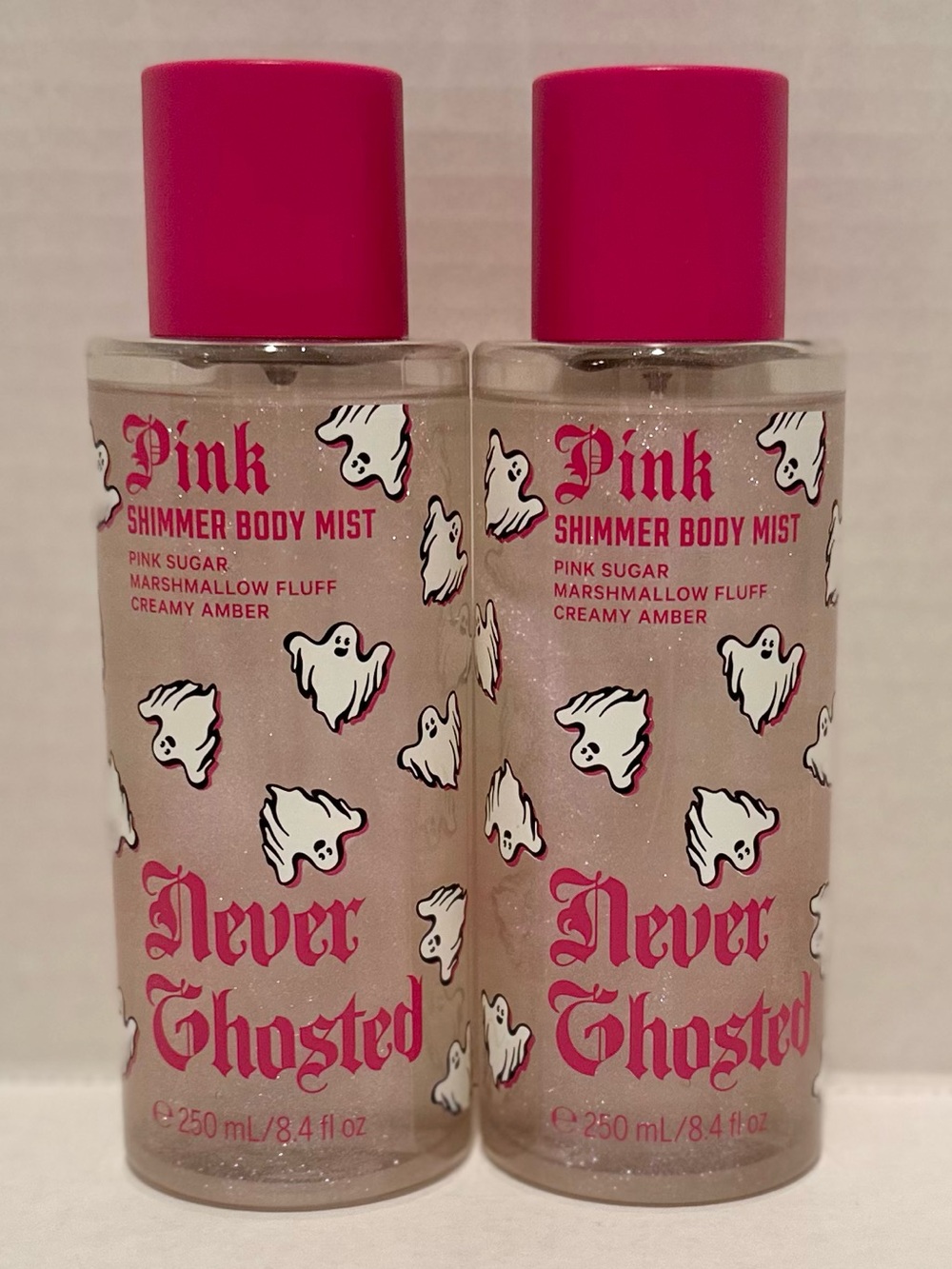 VS PINK NEW (2) Halloween Never Ghosted Shimmer Mists